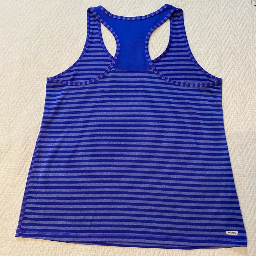 Purple Striped Racerback Tank Top - Picture 5 of 6